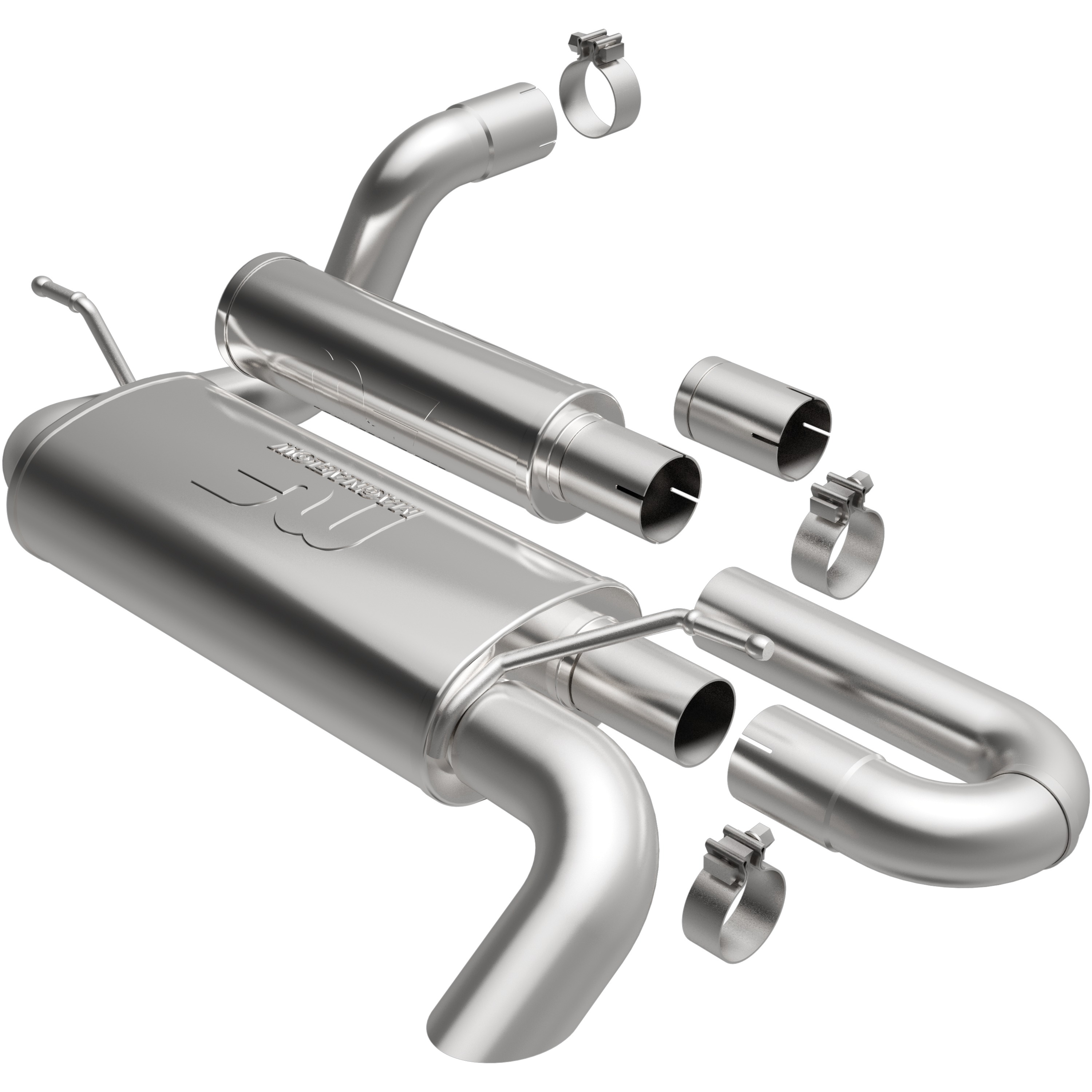 MagnaFlow 2018-2025 Jeep Wrangler Overland Series Axle-Back Performance Exhaust System